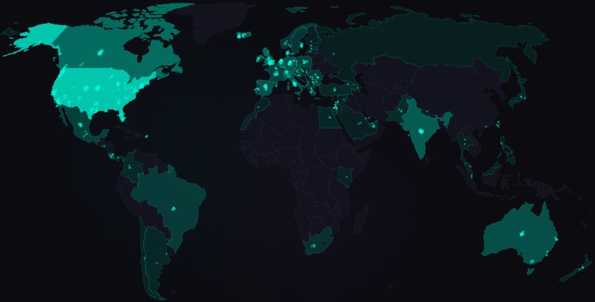 Global community map