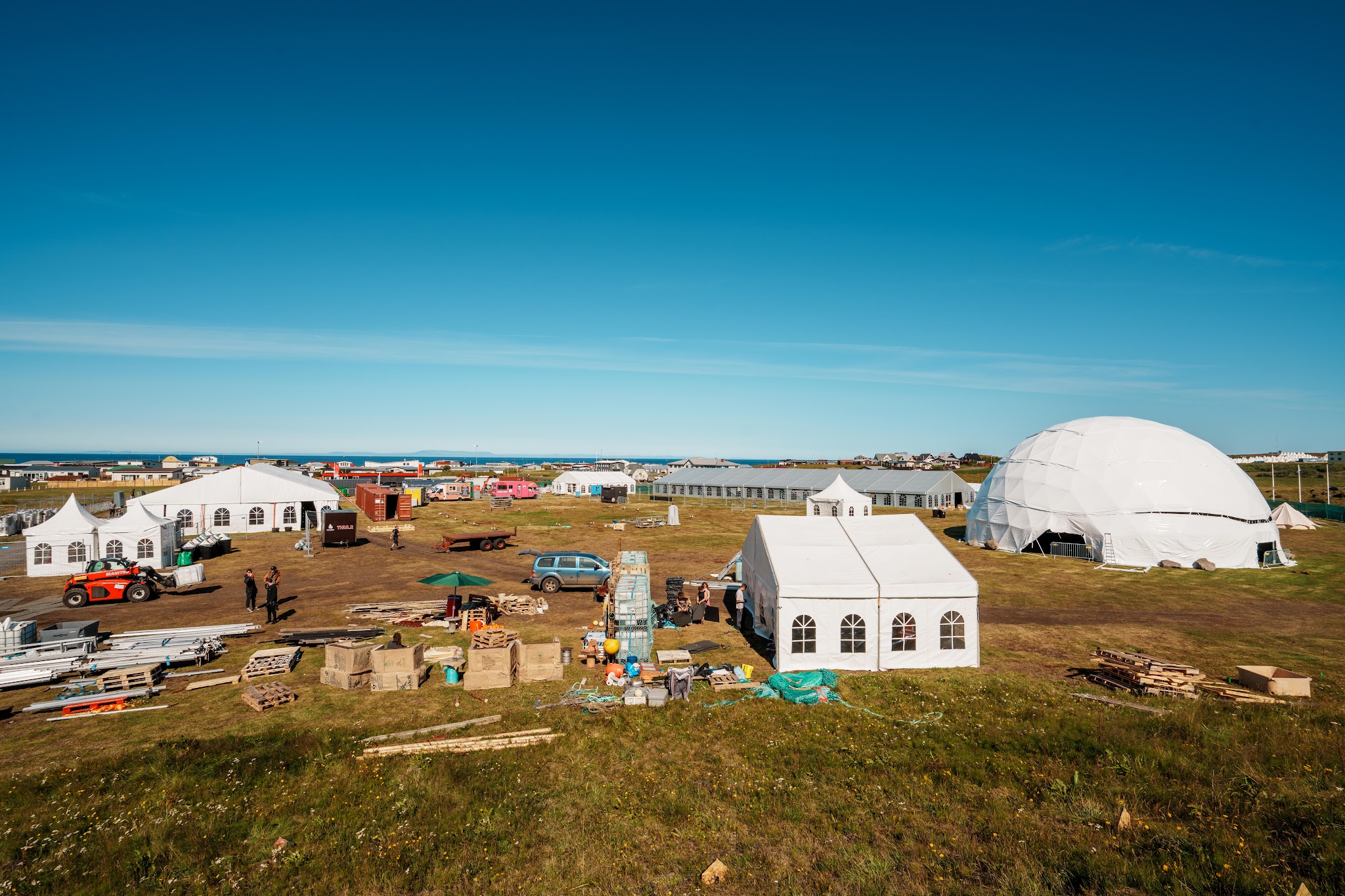 Iceland Eclipse festival site